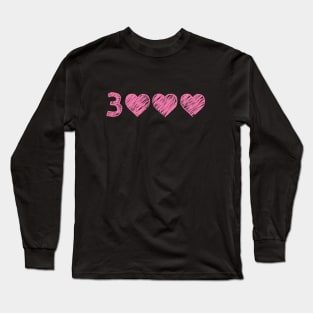 Love You 3000 - Pink Long Sleeve T-Shirt